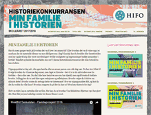 Tablet Screenshot of historiekonkurransen.no